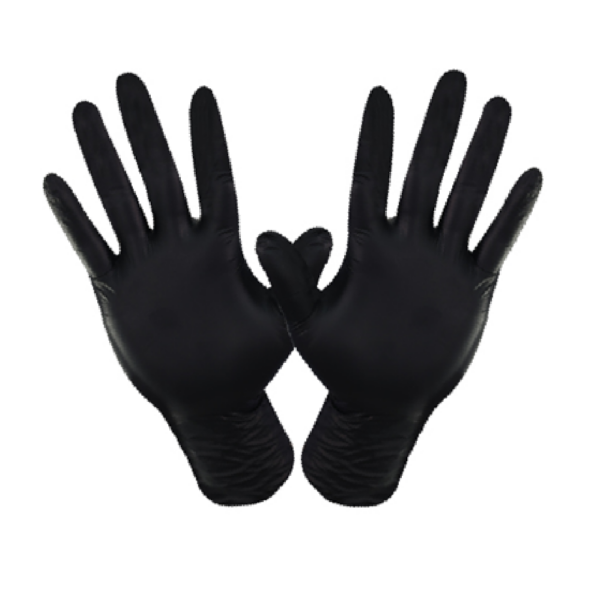 GUANTE DESCARTABLE NEGRO 3,5 GR ALLMAN