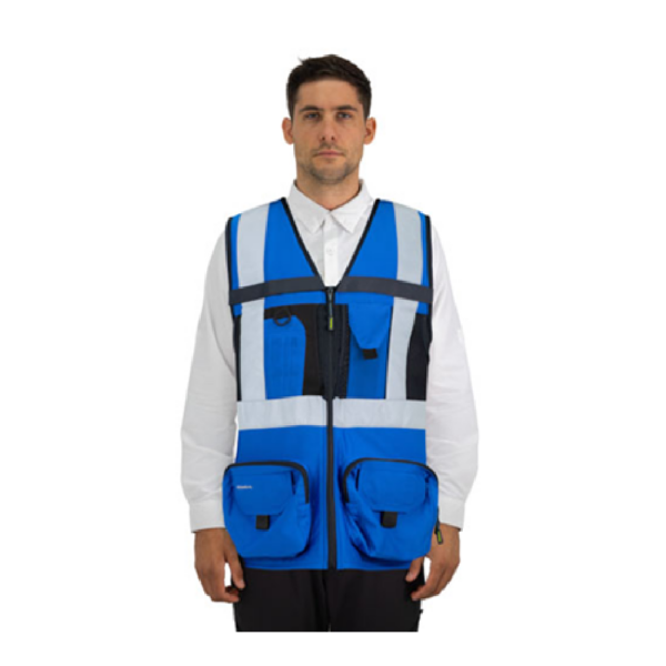 CHALECO GEOLOGO ALASKA XPERT HOMBRE AZUL