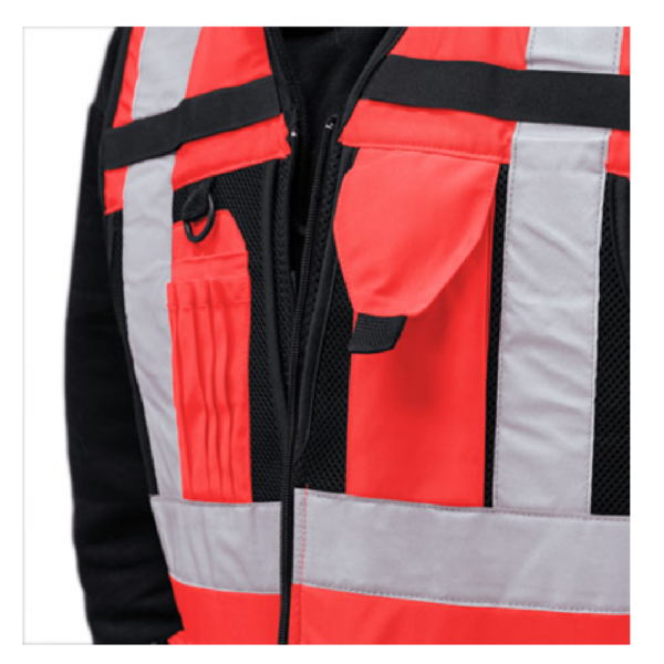 CHALECO GEOLOGO ALASKA XPERT HOMBRE ROJO