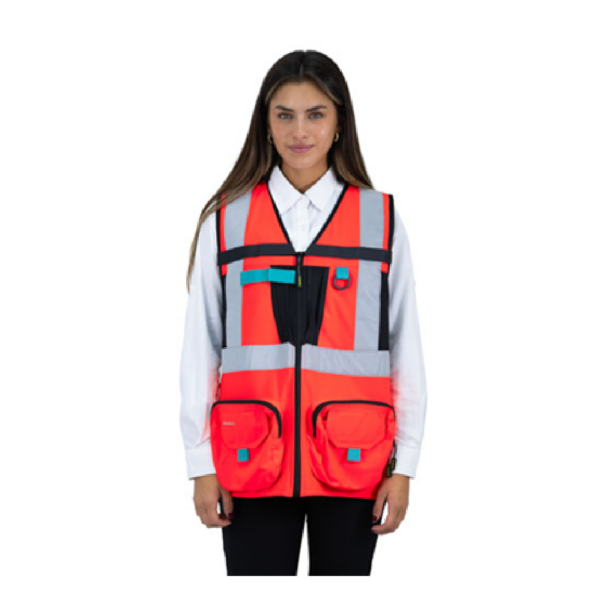CHALECO GEOLOGO ALASKA XPERT MUJER ROJO