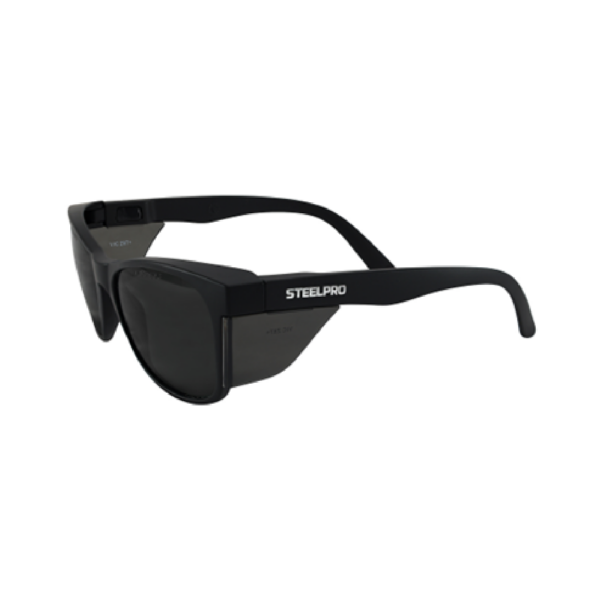 LENTE DE SEGURIDAD SAFEBLACK GRIS POLARIZADO STEELPRO