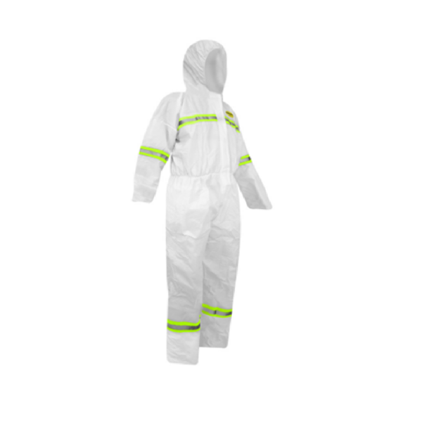 BUZO DE PROTECCION STEELPRO 7715 BLANCO DIA/NOCHE CON ISP