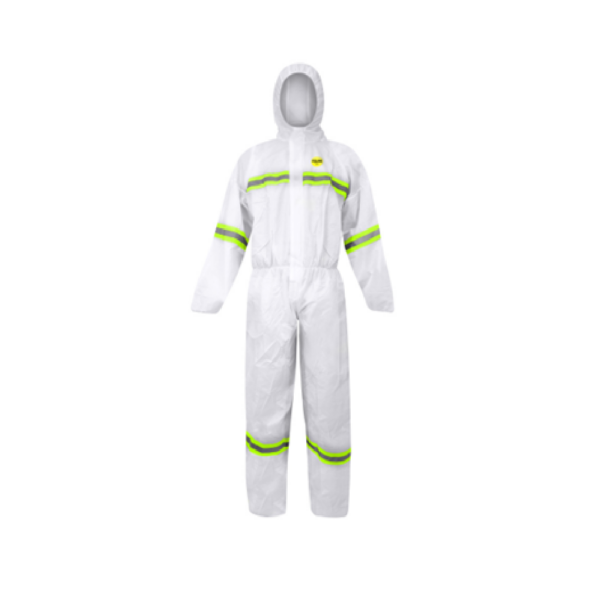 BUZO DE PROTECCION STEELPRO 7715 BLANCO DIA/NOCHE CON ISP
